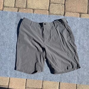 Banana Republic Charcoal Flat Front Shorts